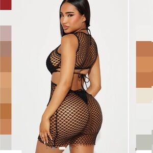 Black Mesh Dress cover up festival